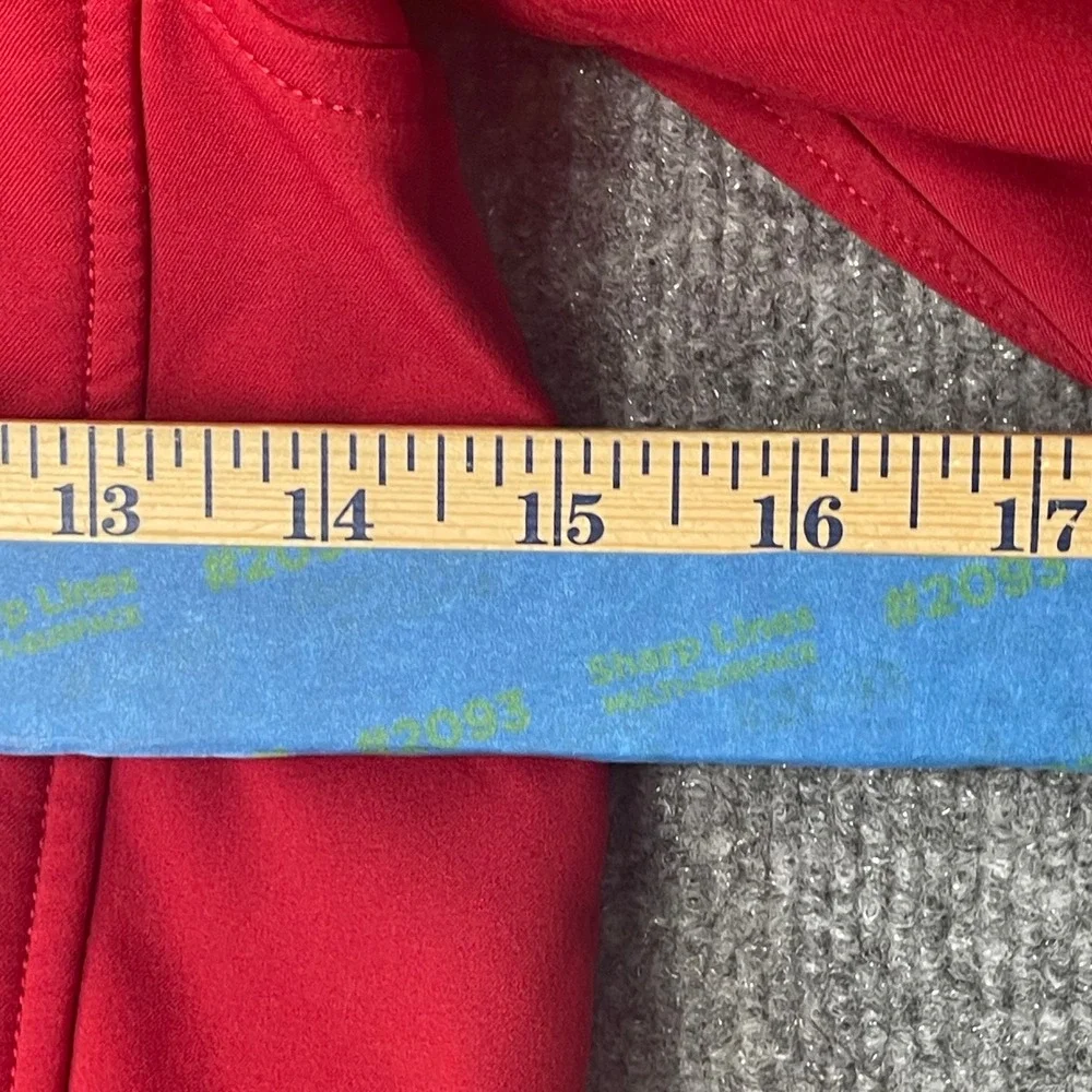 Mountain Hardwear Youth XS Red Softshell Fleece Lined Full Zip Jacket Outdoors